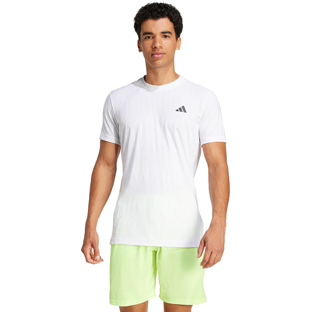 adidas Men's Freelift Tee - White - Image 2