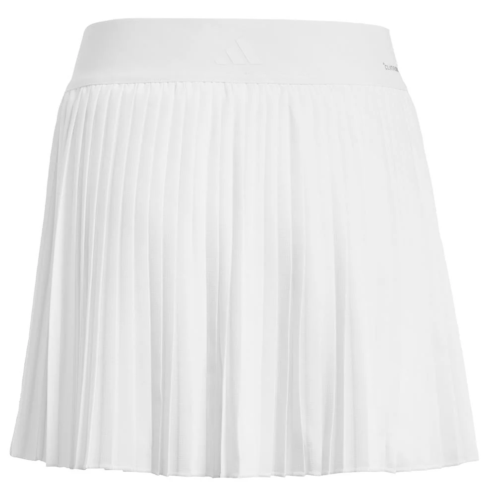 adidas Girls Club Pleated Skirt - White - Image 2