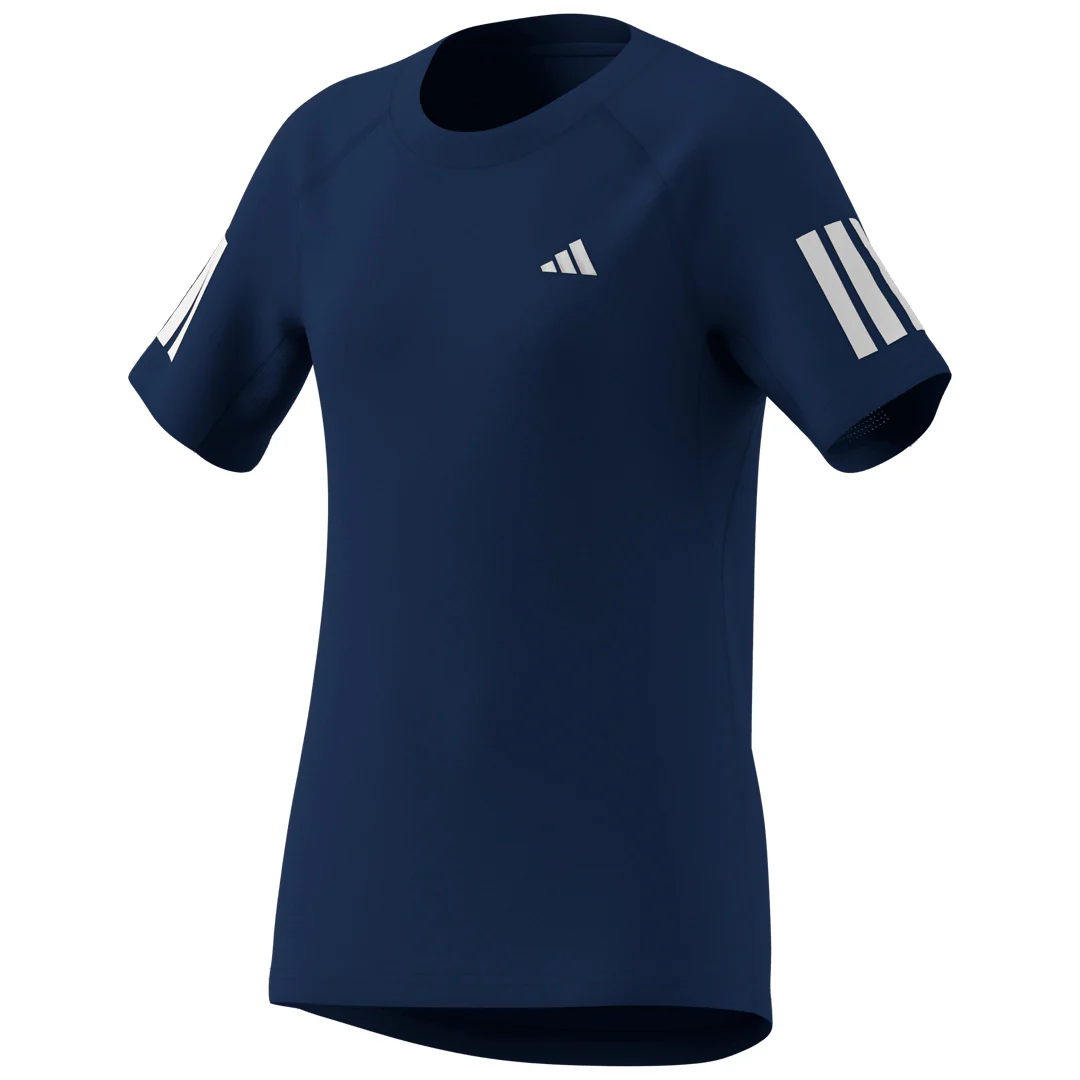 adidas Girls Club Tee - Navy - Image 2