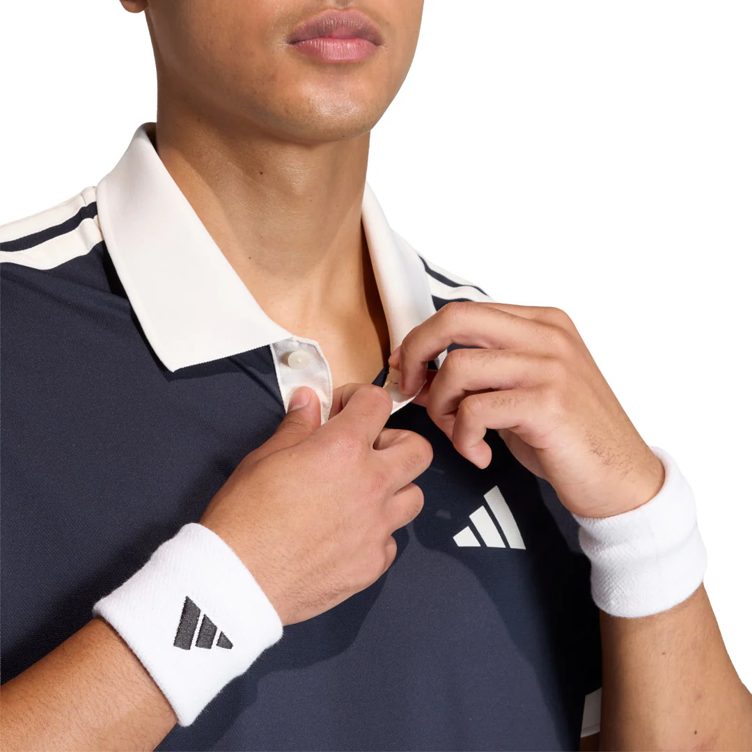 adidas Men's Classics Polo - Legend Ink - Image 5