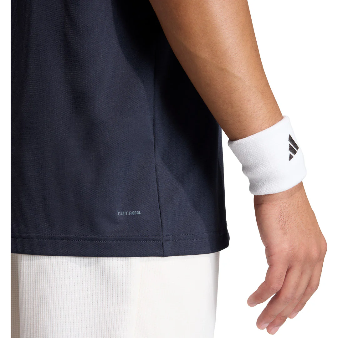 adidas Men's Classics Polo - Legend Ink - Image 6