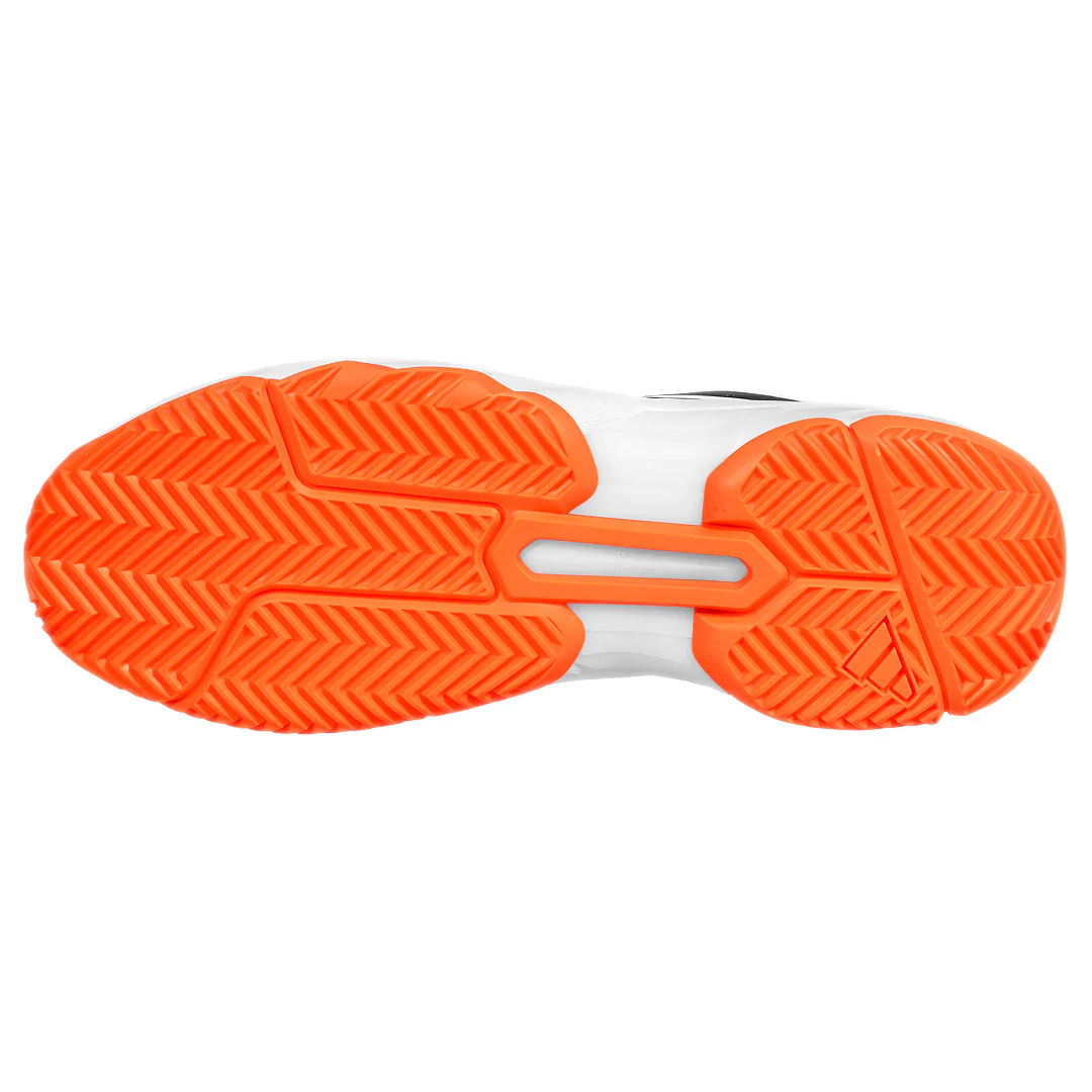 adidas Men's CourtJam Control 3 - Cloud White/Lucid Orange - Image 3