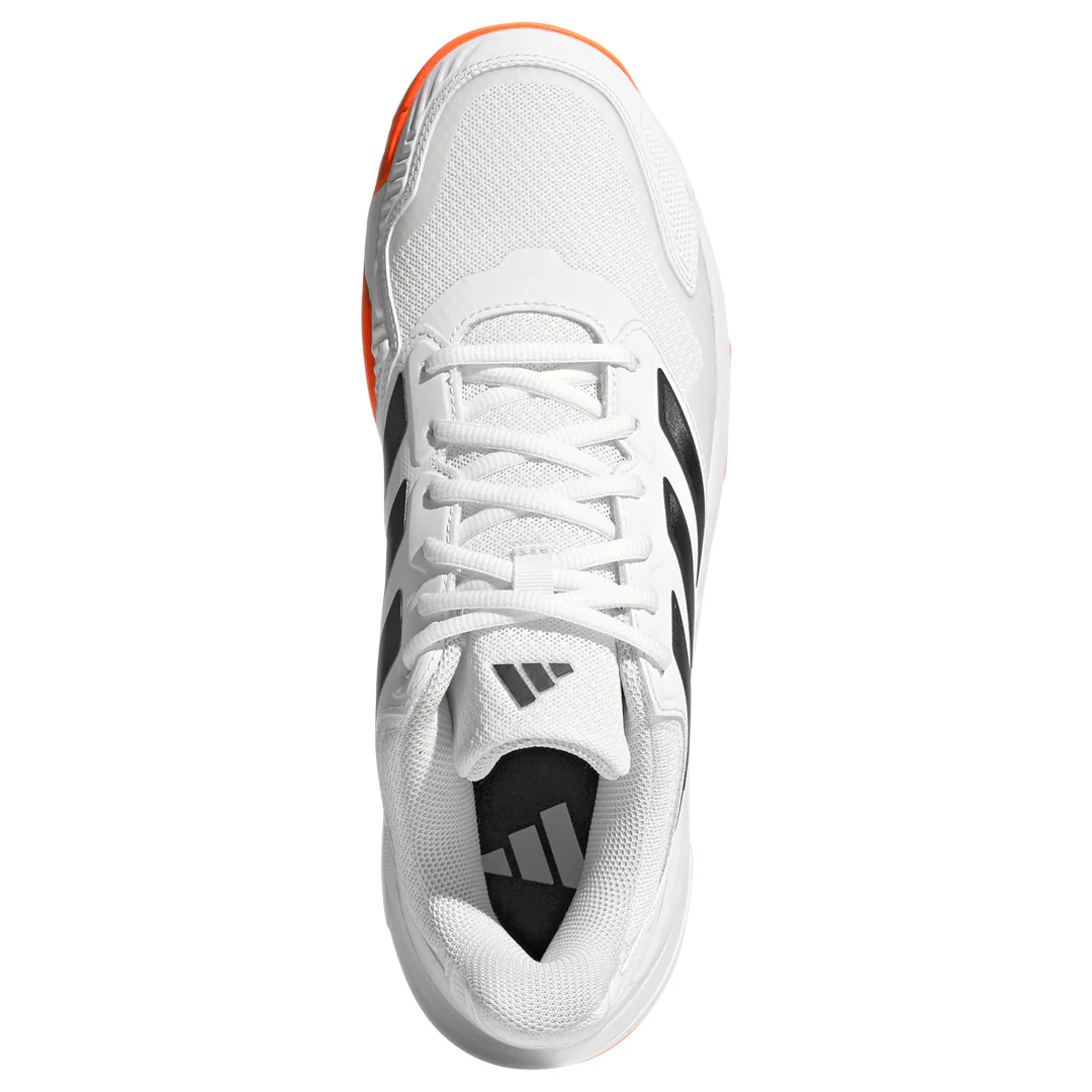 adidas Men's CourtJam Control 3 - Cloud White/Lucid Orange - Image 5
