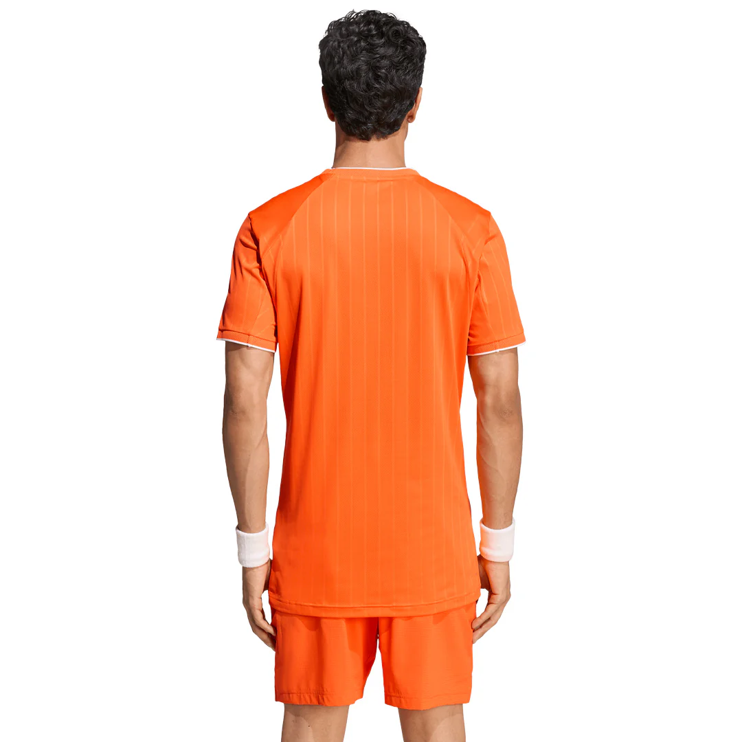 adidas Men's Freelift Pro 2 Tee - Pure Orange - Image 3