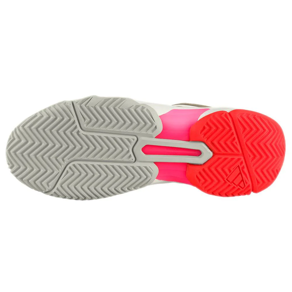 adidas Women's CourtJam Control 3 - Cloud White/Iron Metallic - Image 3