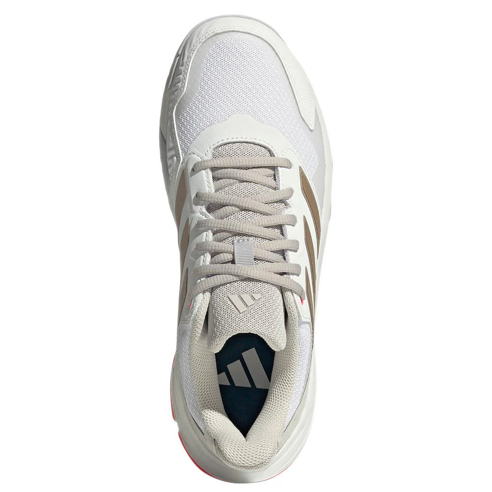 adidas Women's CourtJam Control 3 - Cloud White/Iron Metallic - Image 5