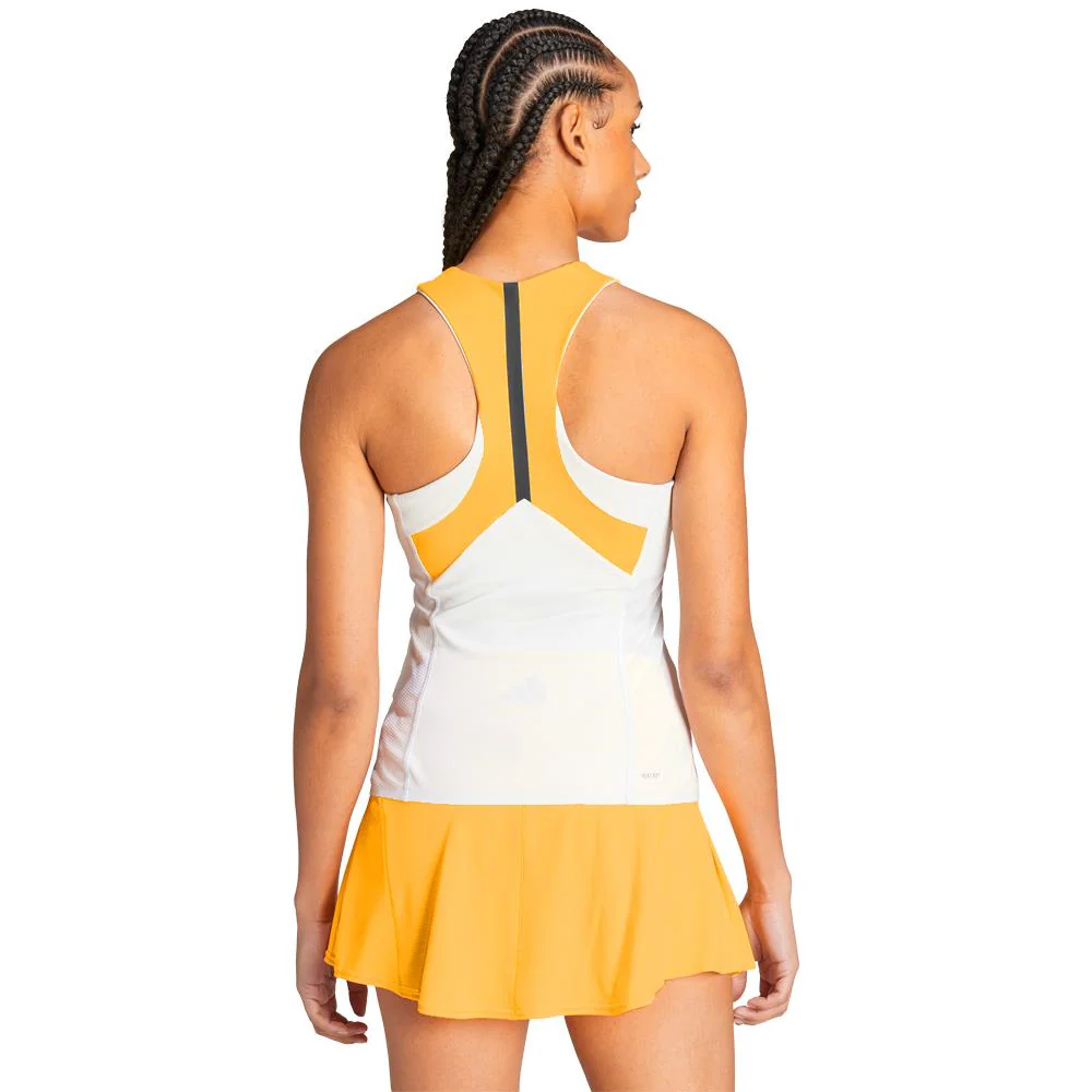 adidas Women's Pro Y Tank - Spark/White - Image 3