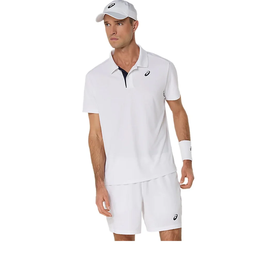 Asics Men's Court Polo - Brilliant White - Image 2
