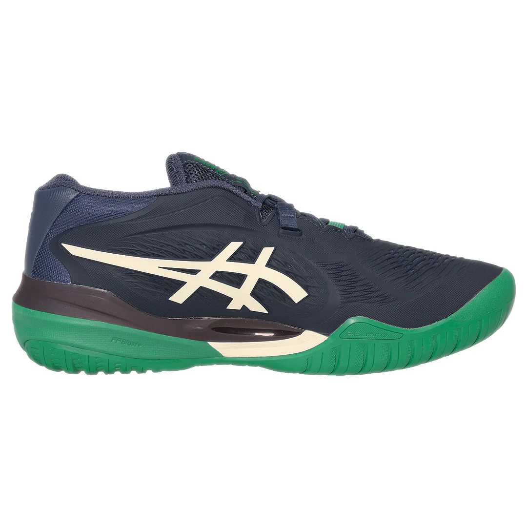 Asics Men's Gel-Resolution X - 2E Width - Midnight/Cream - Image 2