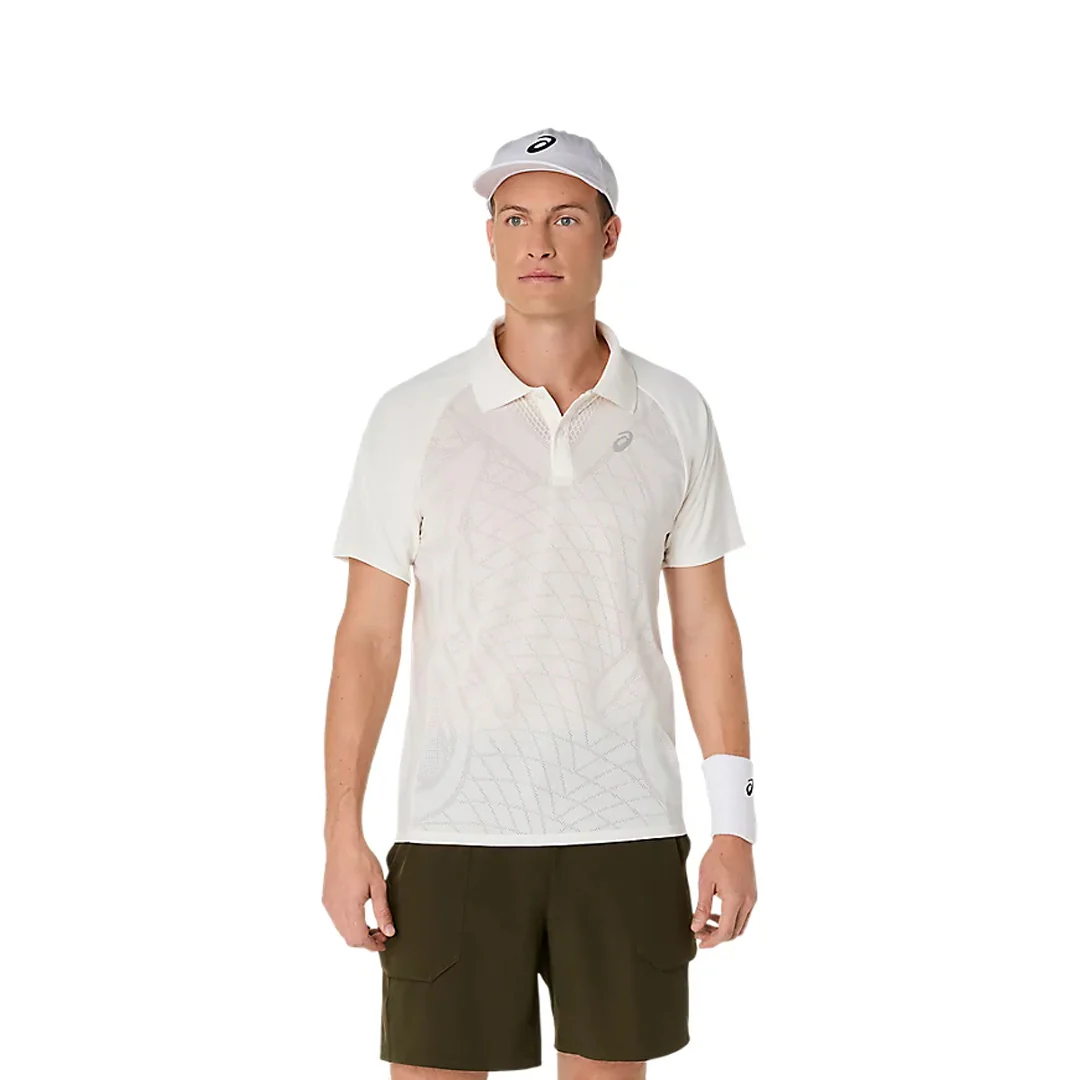 Asics Men's Match Actibreeze Polo - Cream - Image 2