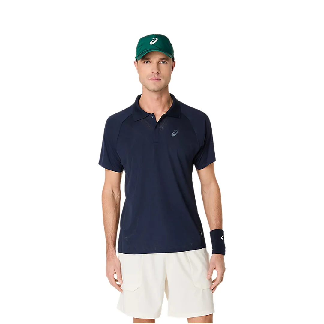 Asics Men's Match Actibreeze Polo - Midnight - Image 2