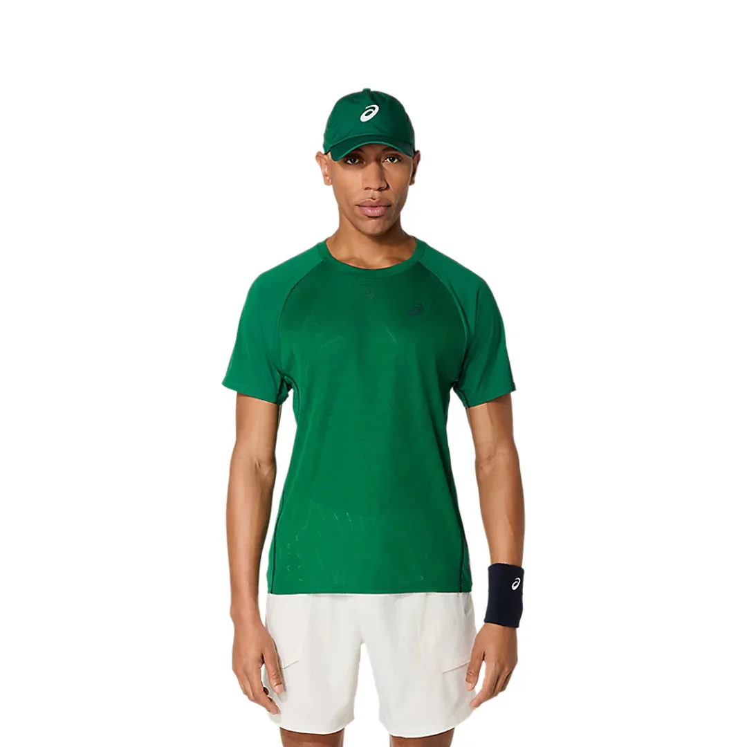 Asics Men's Match Actibreeze Shirt - Jasper Green - Image 2