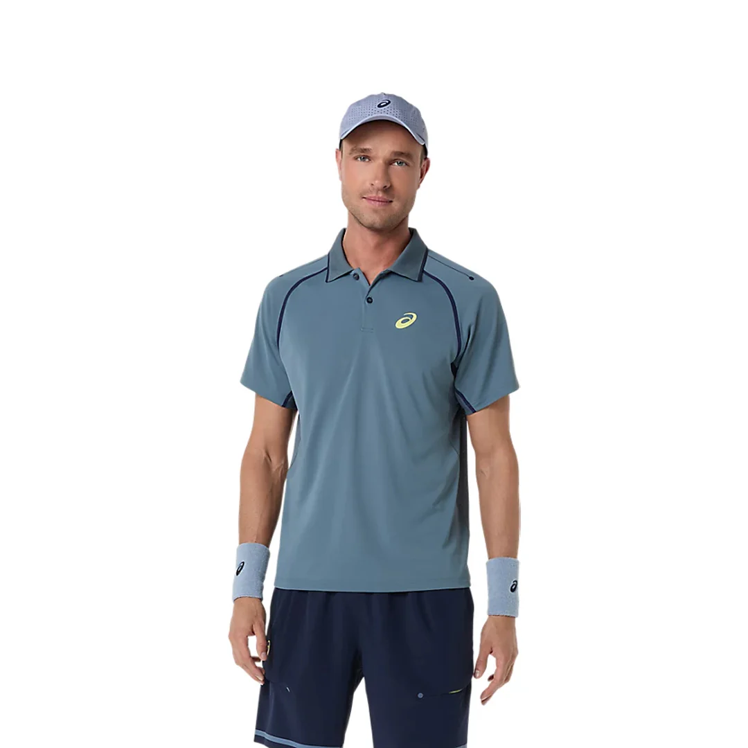 Asics Men's Match Polo - Ironclad - Image 2