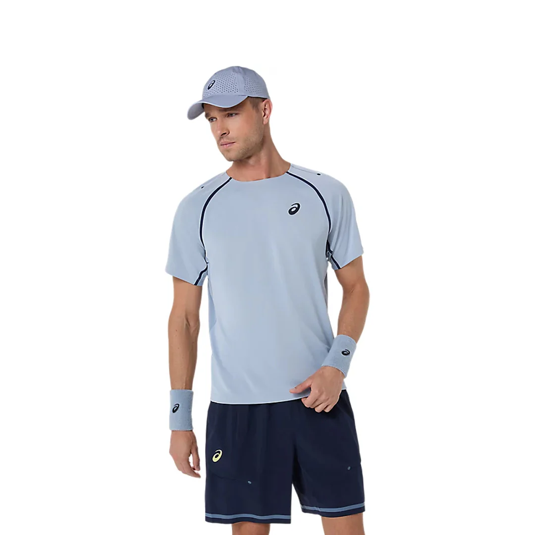 Asics Men's Match Tee - Grey Blue - Image 2