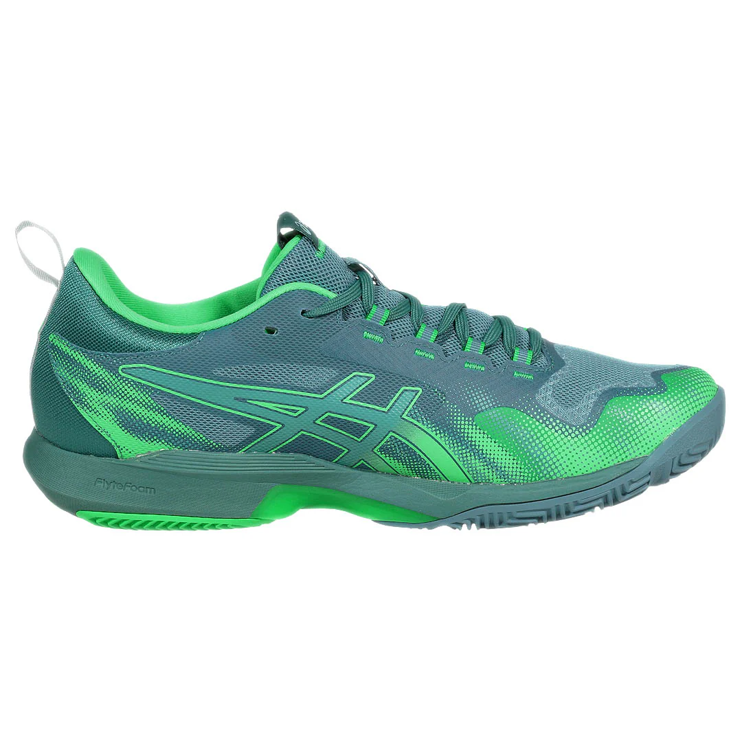 Asics Men's Sonicsmash FF - Padel - Saba Blue/Vital Green - Image 2