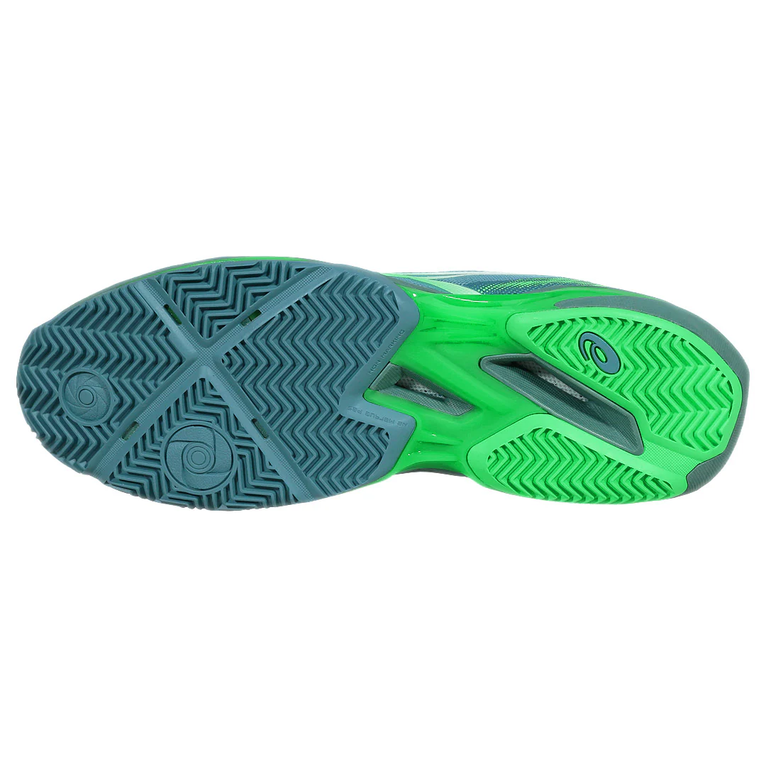Asics Men's Sonicsmash FF - Padel - Saba Blue/Vital Green - Image 3