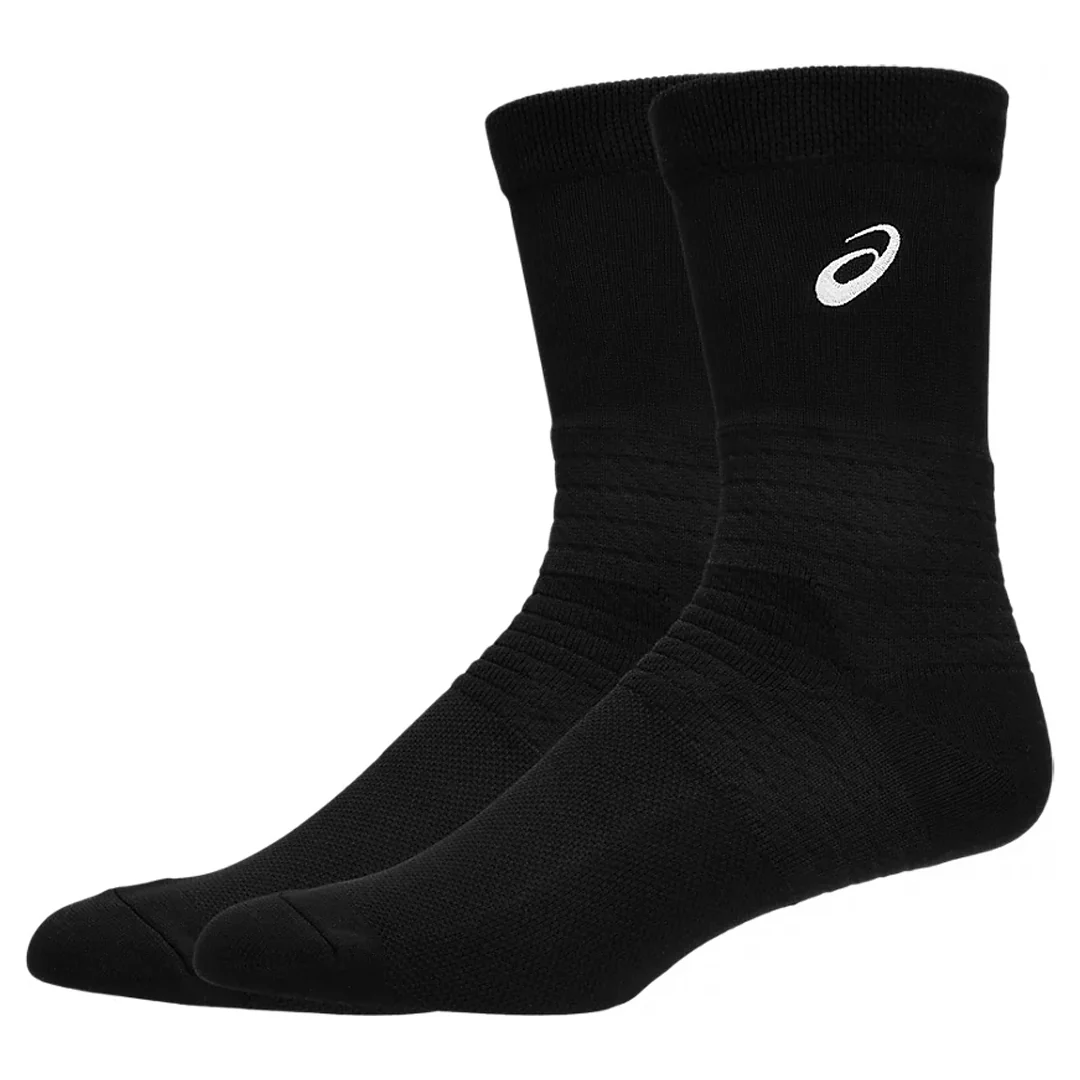 Asics Resolution Crew 1 Pack Socks - Performance Black - Image 2