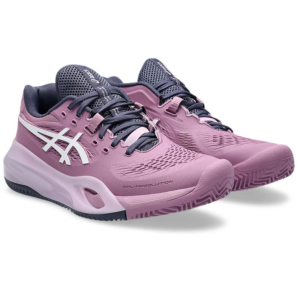 Asics Women's Gel-Resolution X - Clay - Ube/White - Image 5