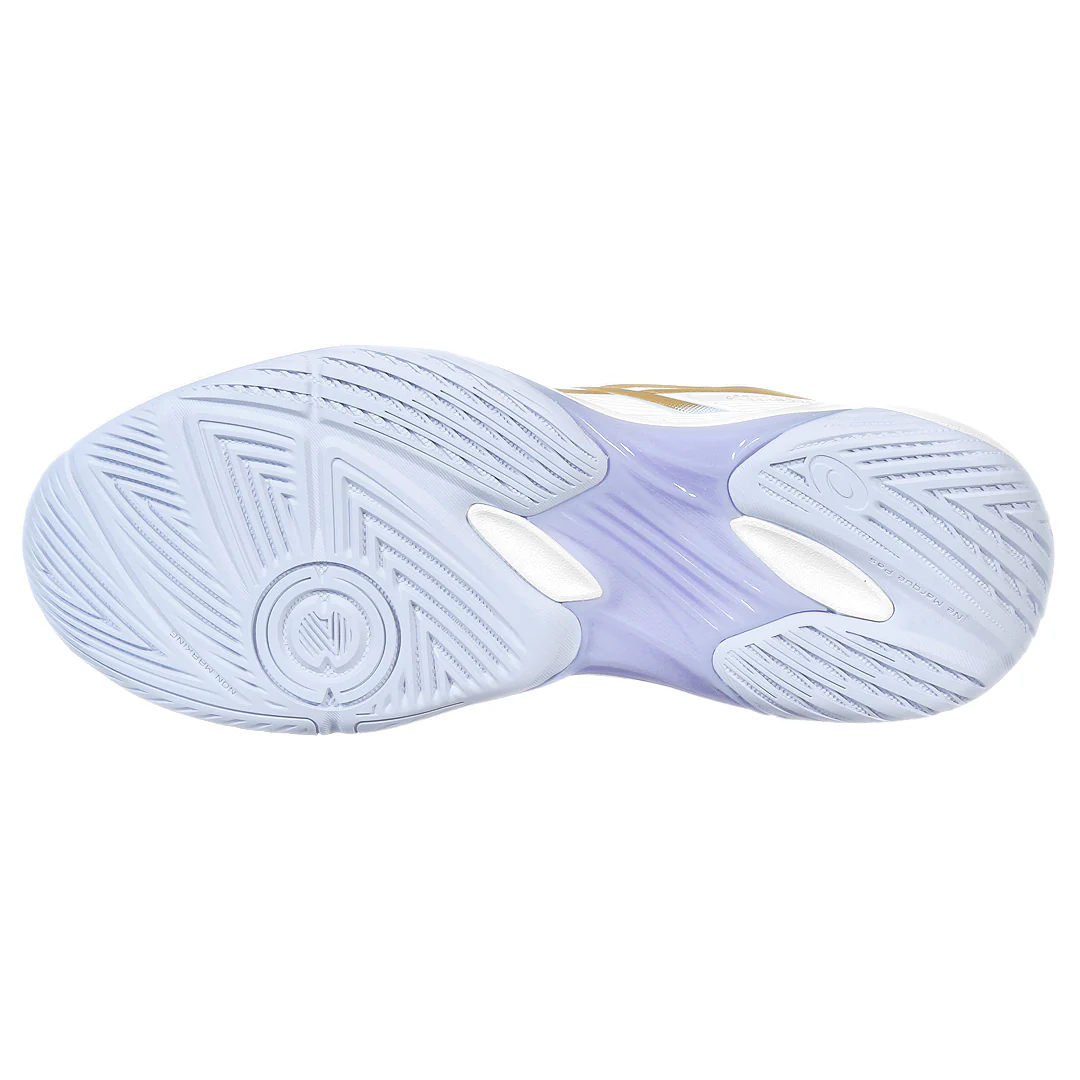 Asics Women's Gel-Rocket 12 - White/Champagne - Image 3