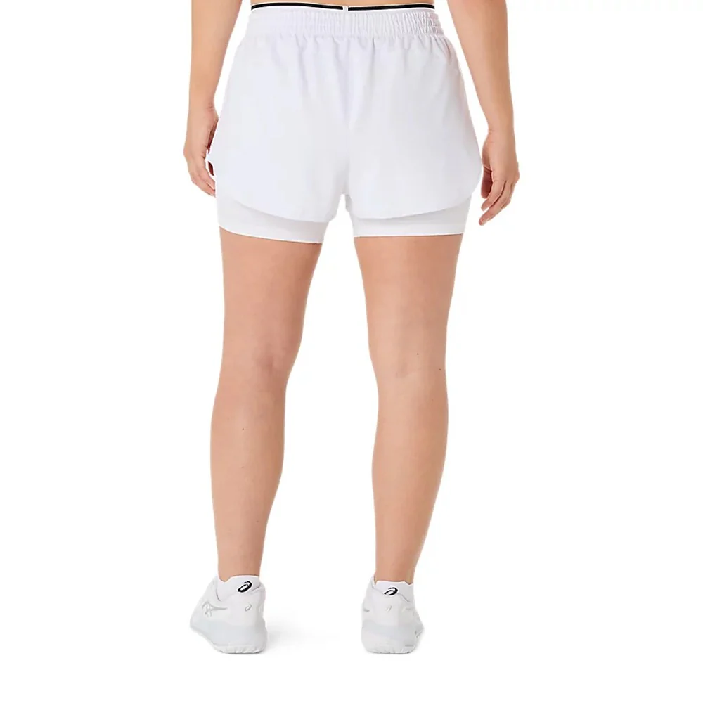 Asics Women's Match Short - Brilliant White - Image 3