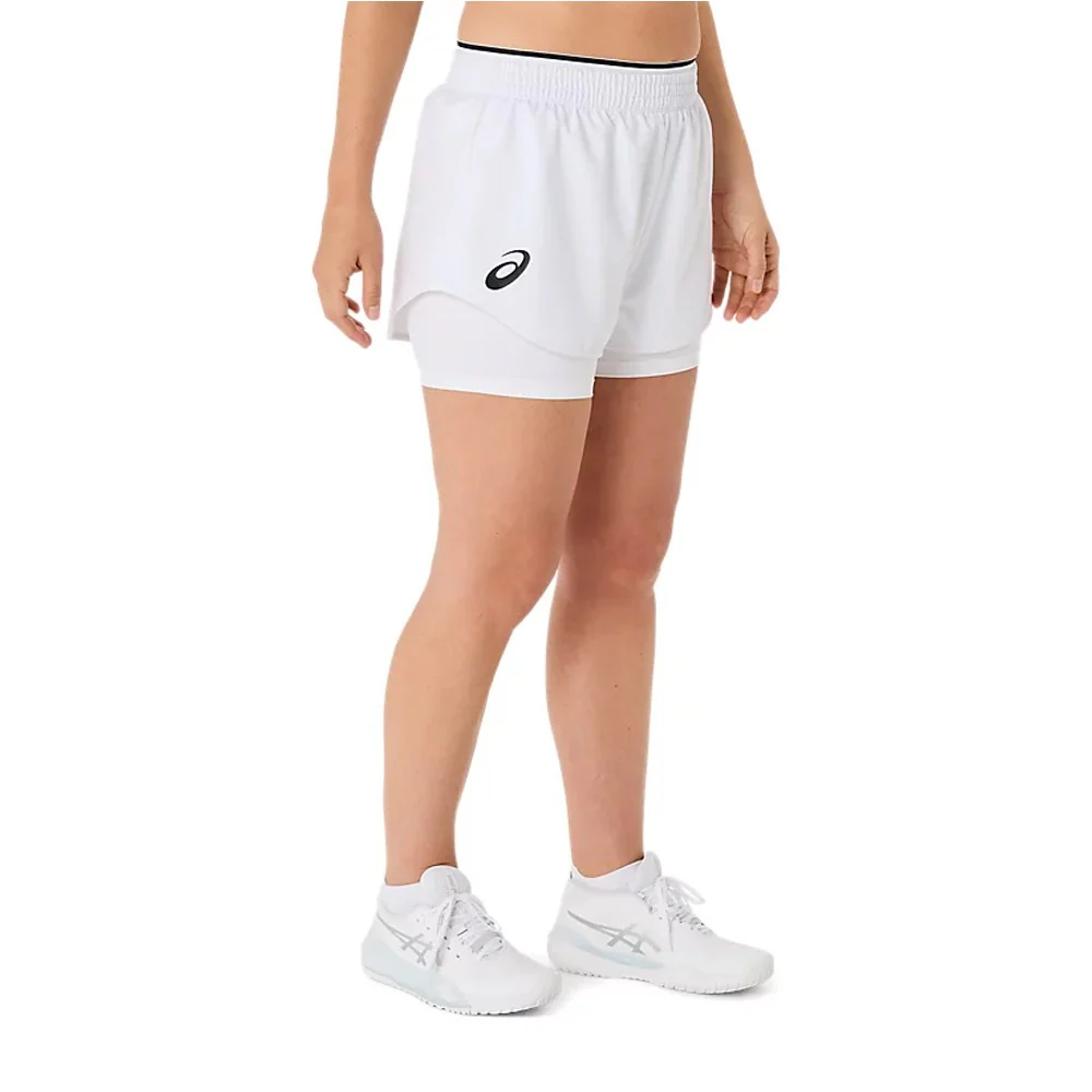 Asics Women's Match Short - Brilliant White - Image 4