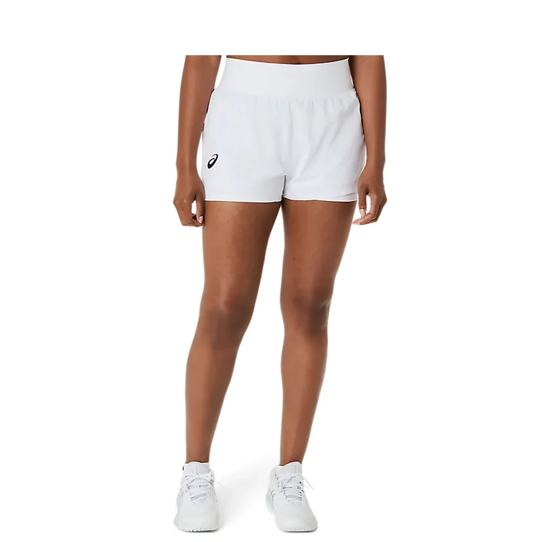 Asics Women's Match Short - Brilliant White - Image 2