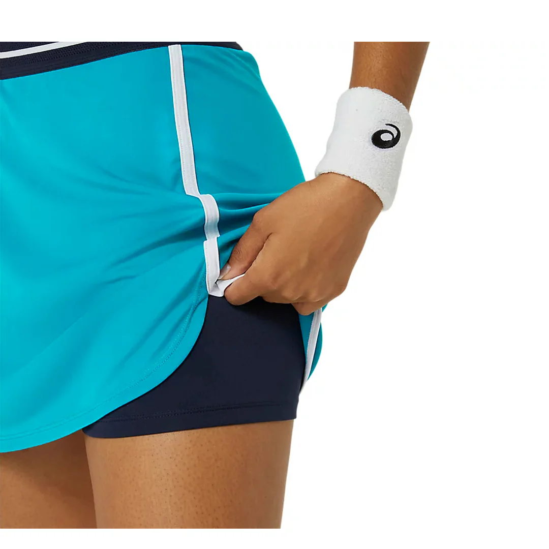 Asics Women's Match Skort - Teal Blue - Image 5
