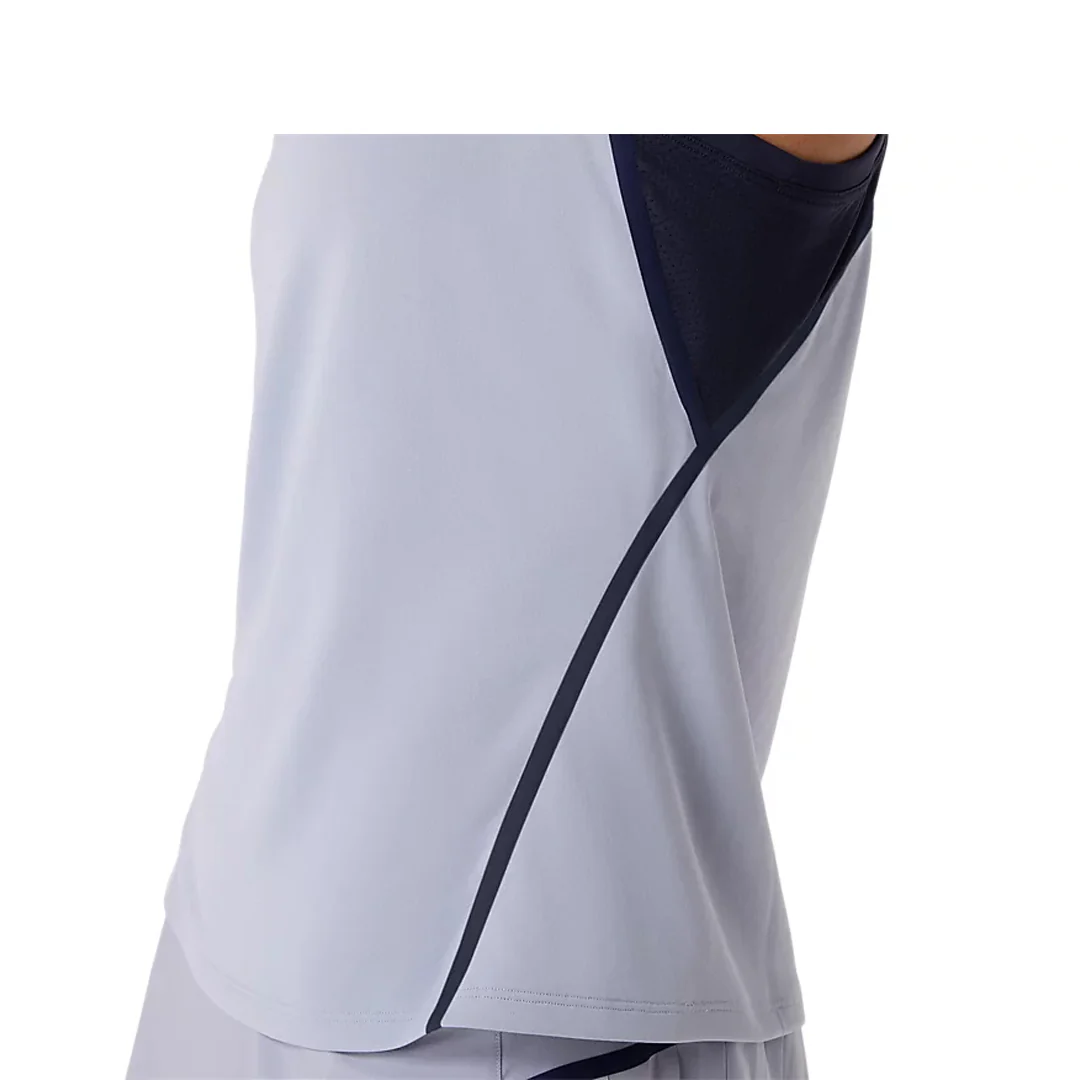 Asics Women's Match Tank - Grey Blue - Image 7