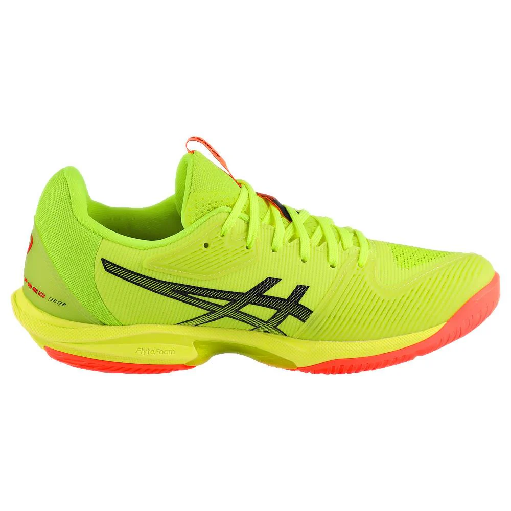 Asics Women's Solution Speed FF 3 - Paris - Safety Yellow/Black - Image 2