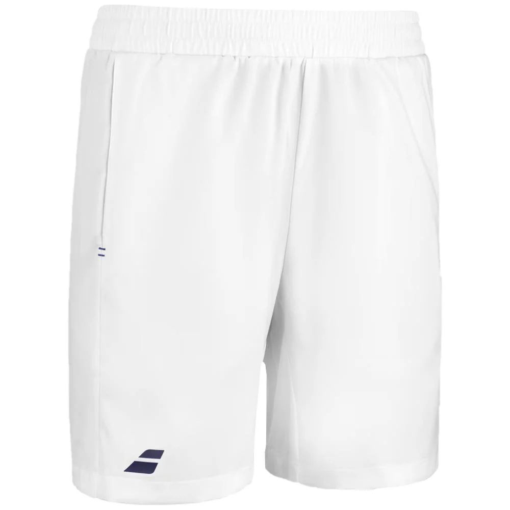 Babolat Boys Play Short - White - Image 2