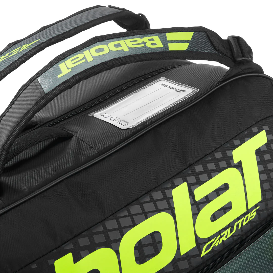 Babolat Junior RH Carlitos 3 Pack - Black/Yellow - Image 4