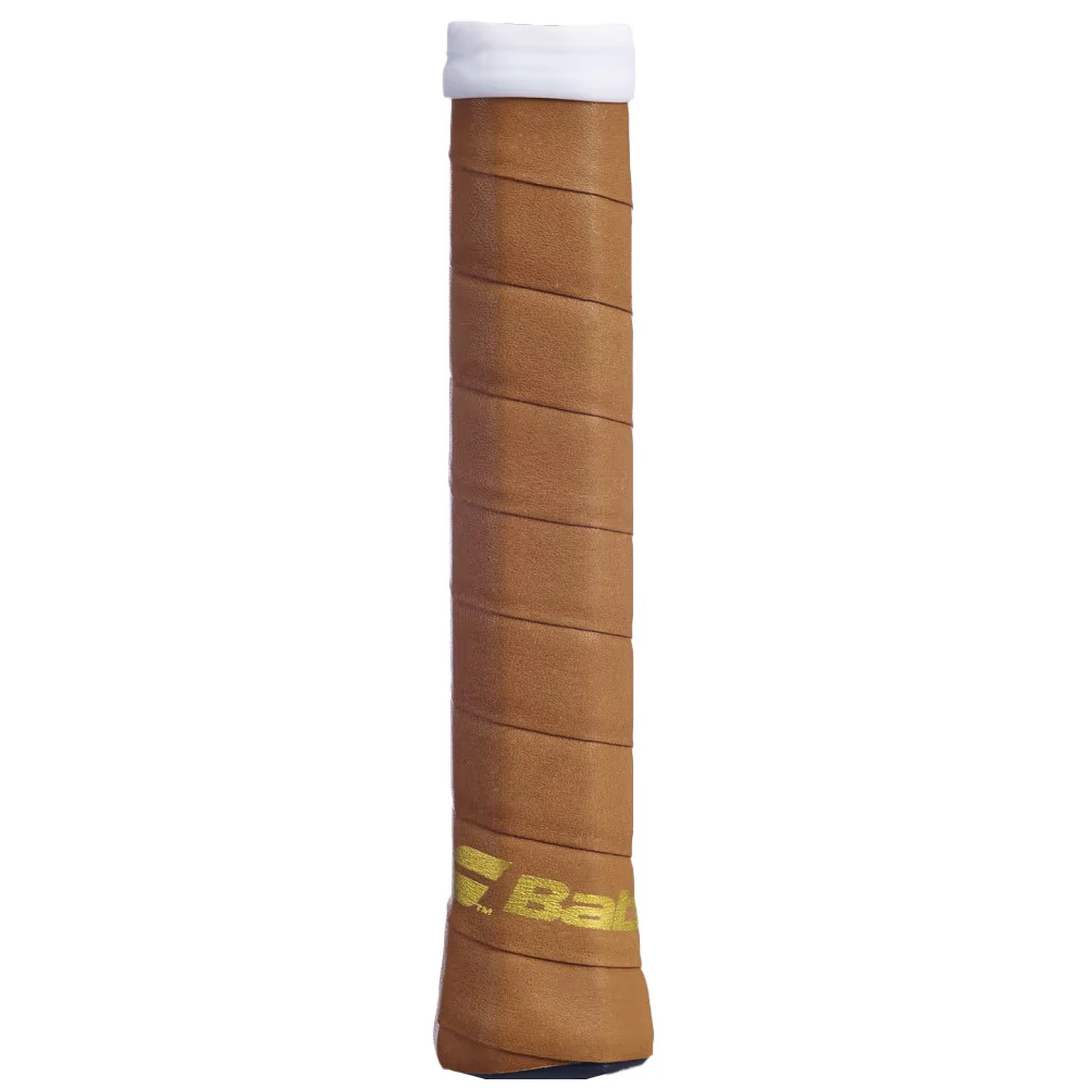 Babolat Natural Brown Leather Replacement Grip - Image 2