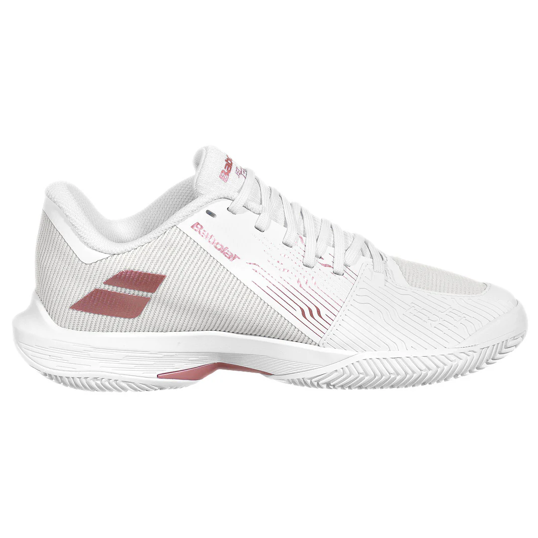 Babolat Women's Jet Tere 2 - Clay - White/Cold Pink - Image 2