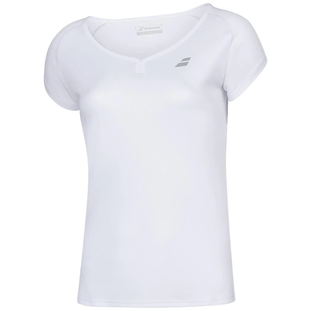 Babolat Women's Play Cap Sleeve Top - White - Image 2