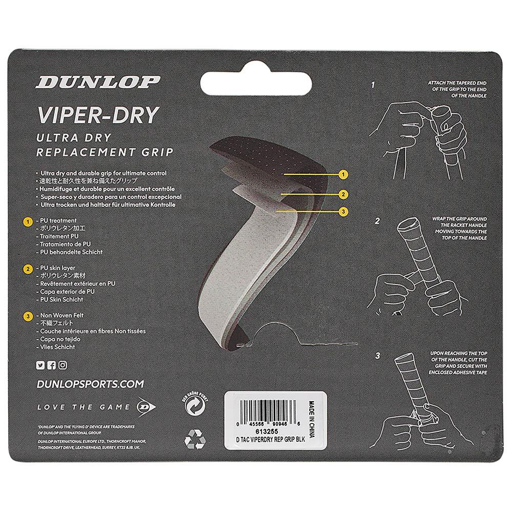 Dunlop Viper Dry Replacement Grip - Black - Image 2