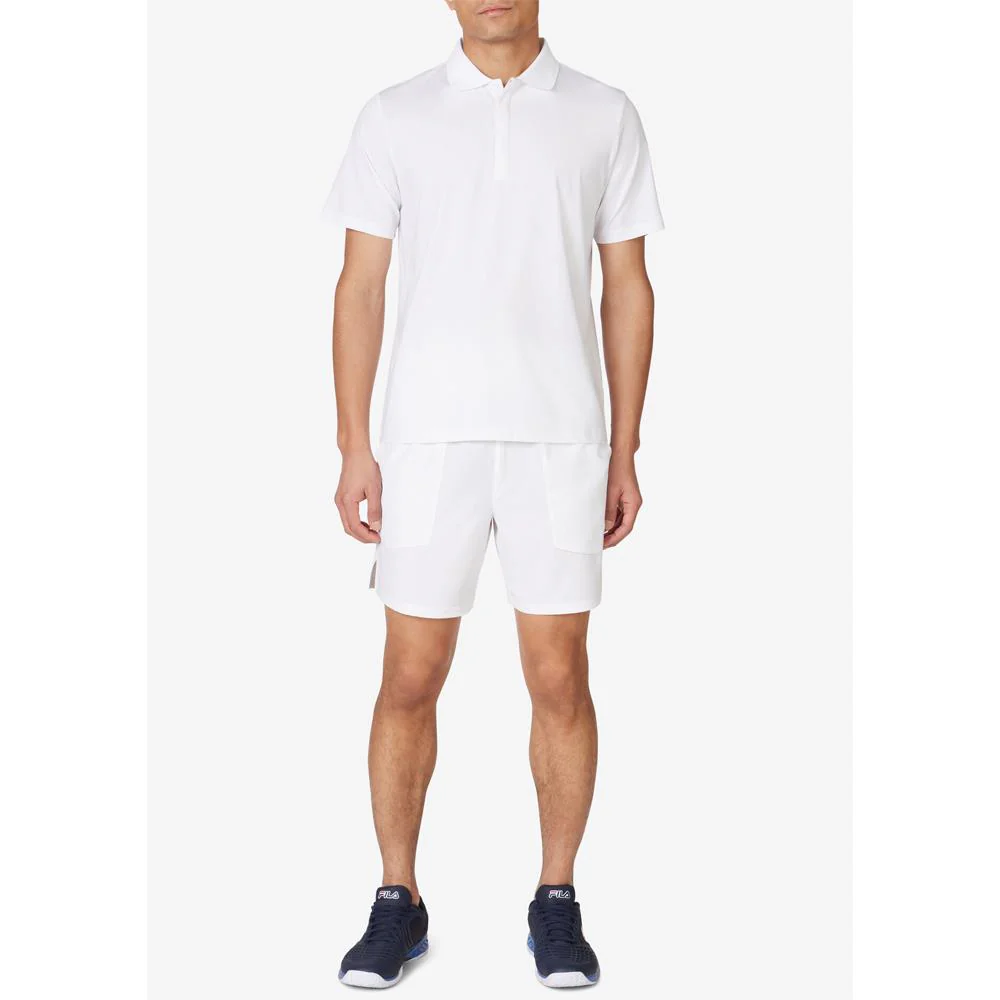 Fila Men's Essentials Polo - White - Image 2