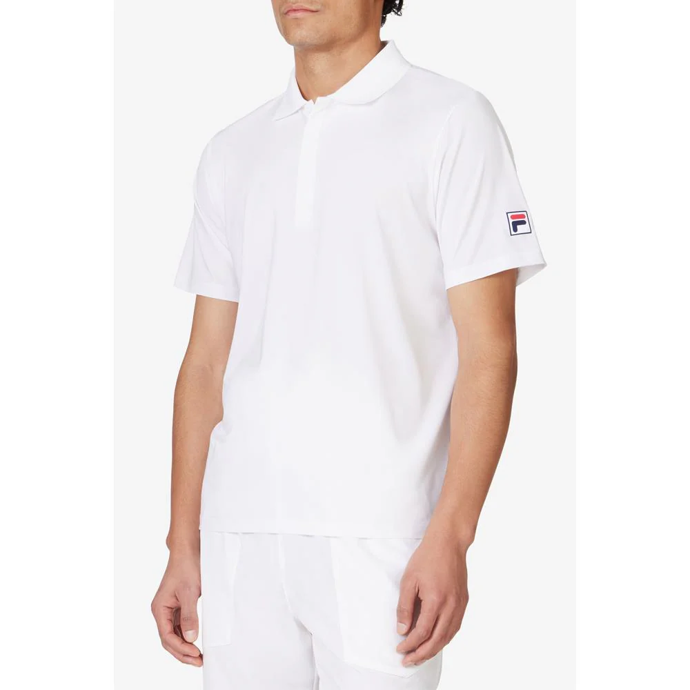 Fila Men's Essentials Polo - White - Image 3