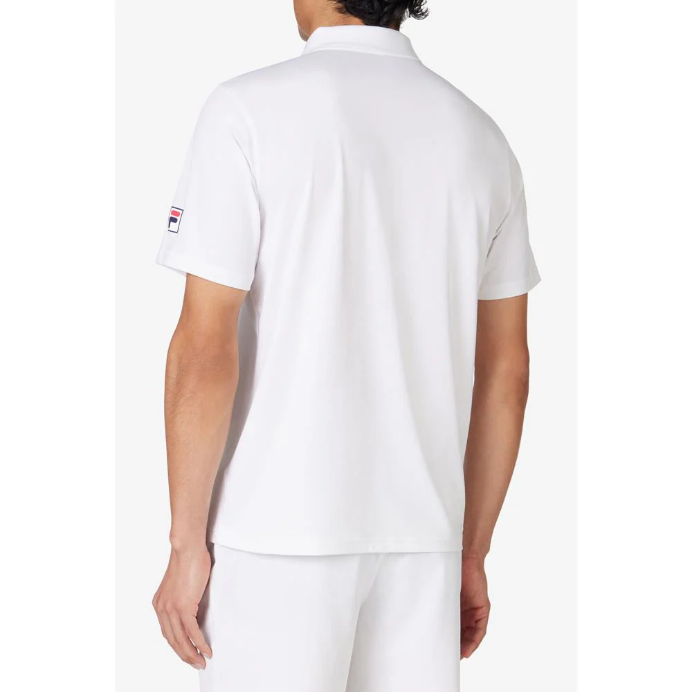 Fila Men's Essentials Polo - White - Image 4