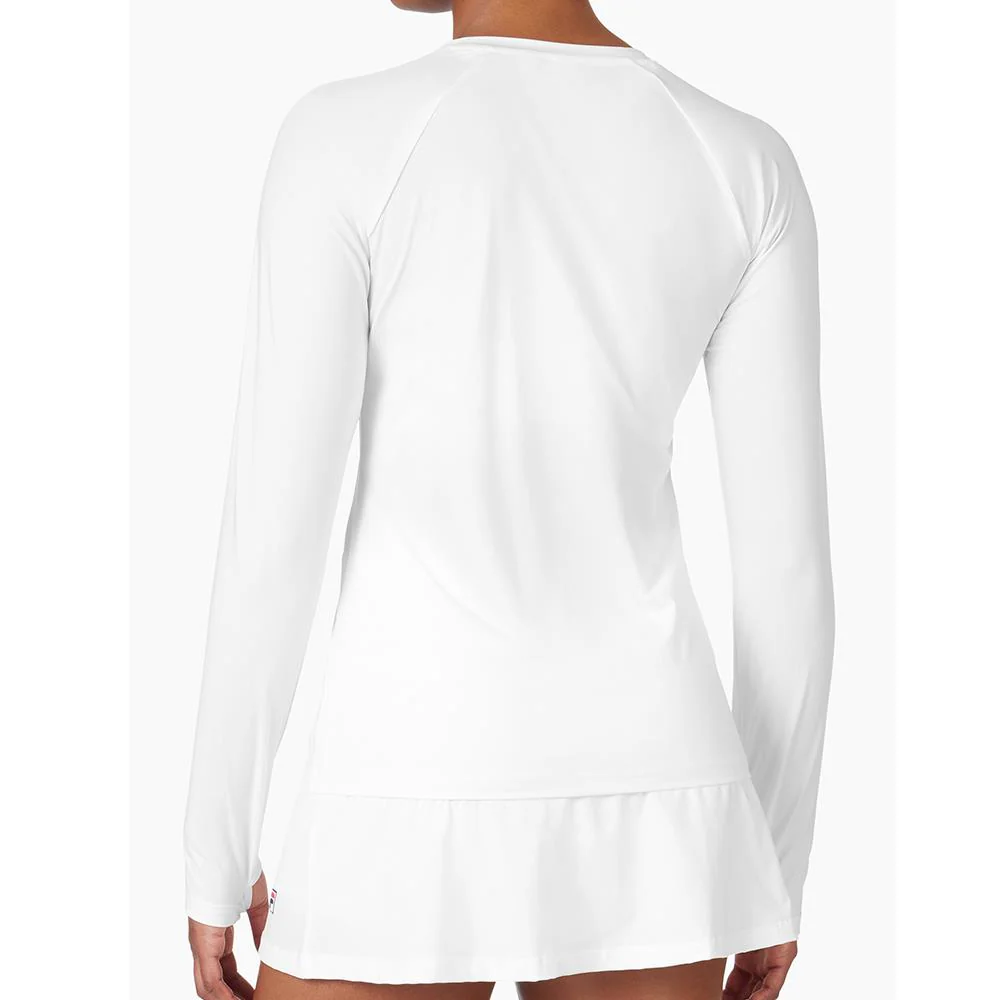 Fila Women's Essentials UV Blocker Long Sleeve - White - Image 3