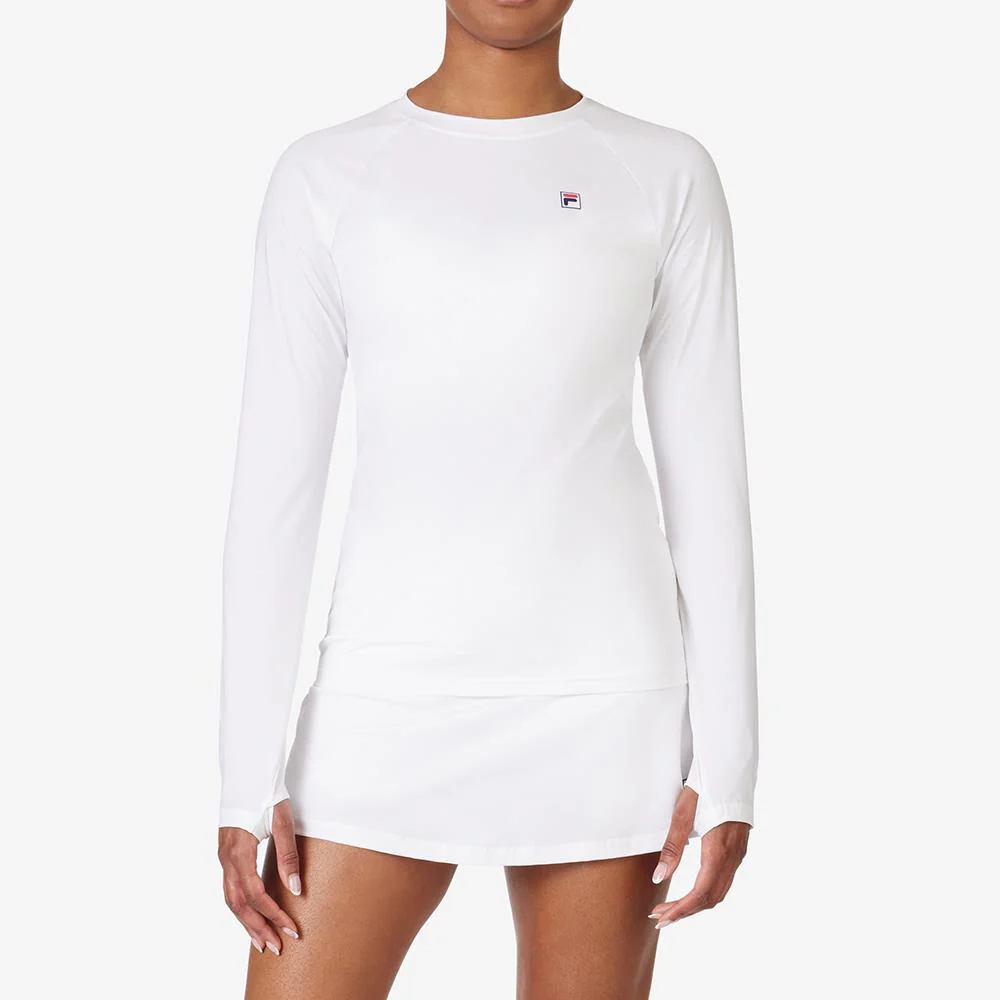 Fila Women's Essentials UV Blocker Long Sleeve - White - Image 4