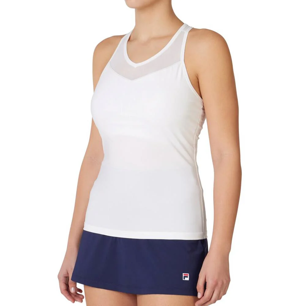 Fila Women's Essentials Racerback Tank - White - Image 3