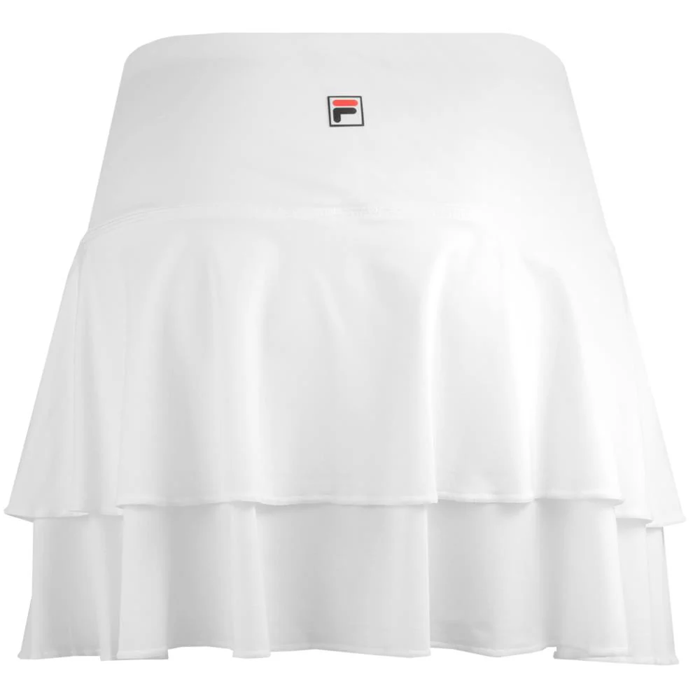 Fila Women's Essentials Ruffle Skirt - White - Image 2