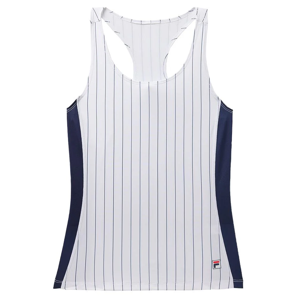 Fila Women's Heritage Iconic Racerback - White/Fila Navy