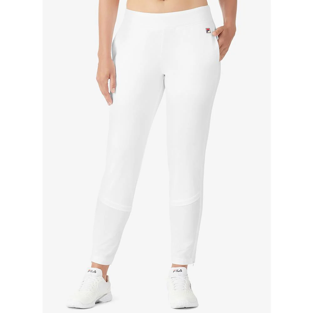 Fila Women's Whiteline Track Pant - White - Image 2