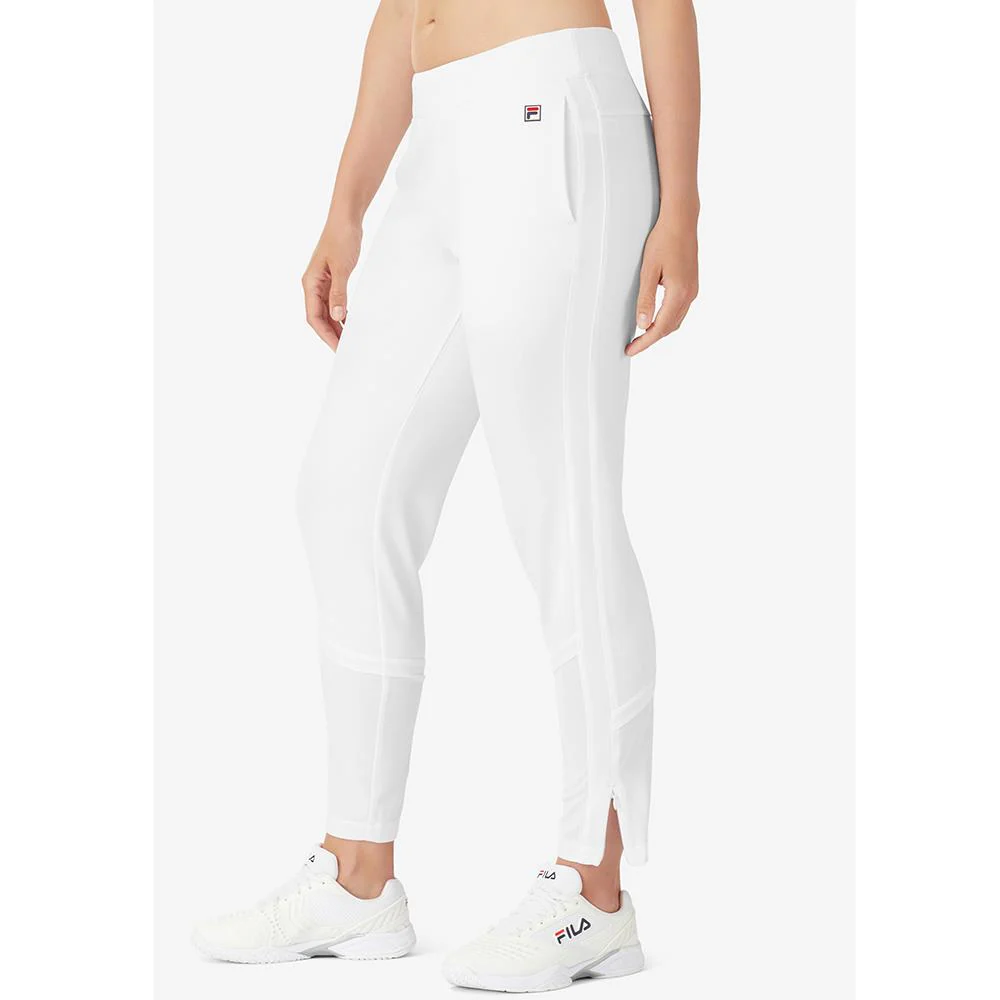 Fila Women's Whiteline Track Pant - White - Image 3