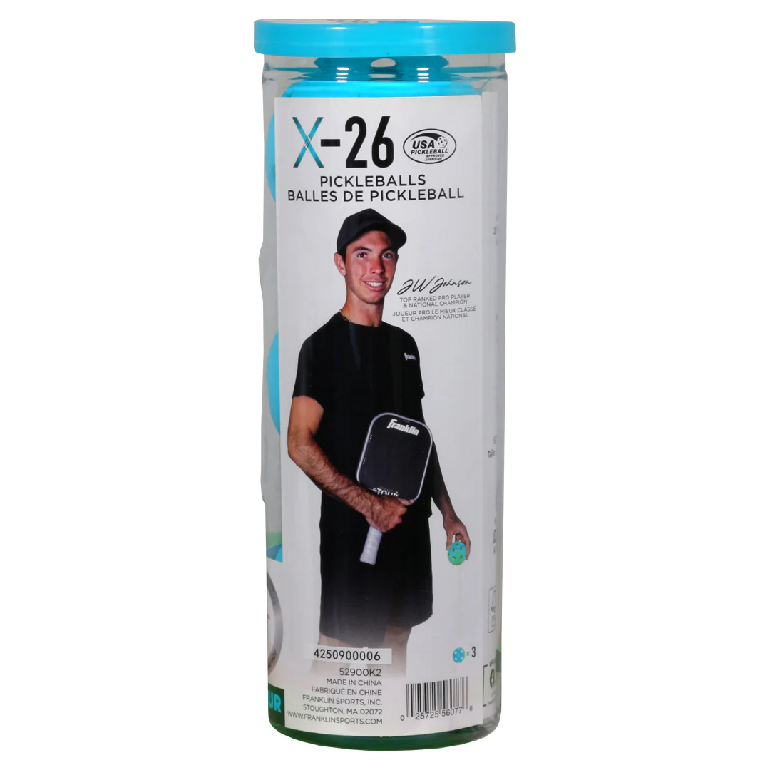 Franklin Pickleball X-26 Indoor 3 Pack - Blue - Image 2
