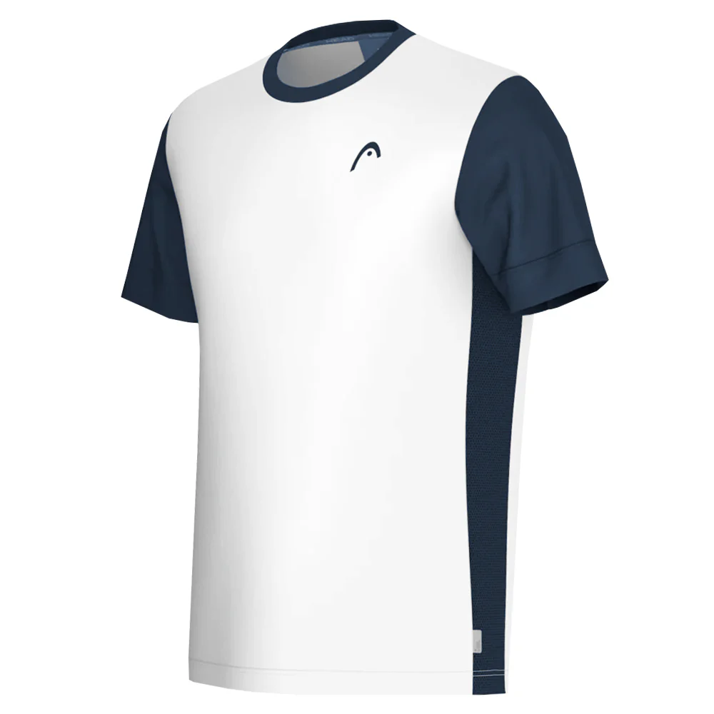 Head Boys Slice T-Shirt - White/Navy - Image 2