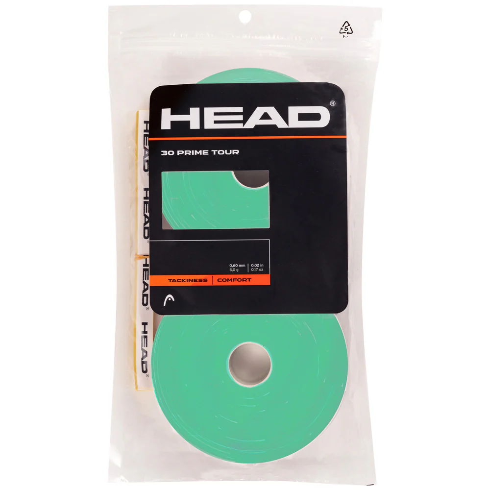 Head Prime Tour Overgrip - 30 Pack - Mint