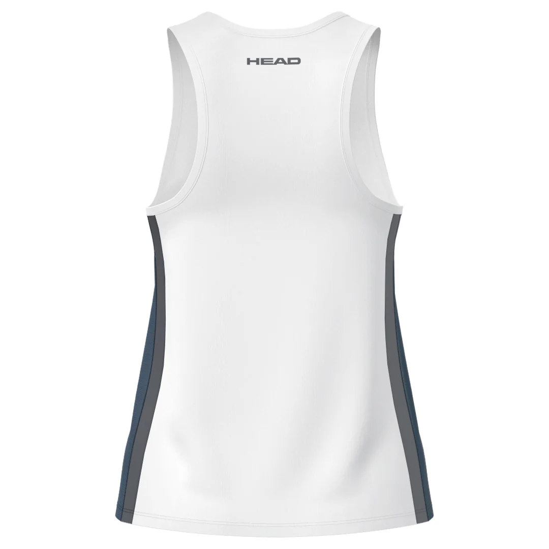 Head Women's Club Tech Tank - Navy/White - Image 3