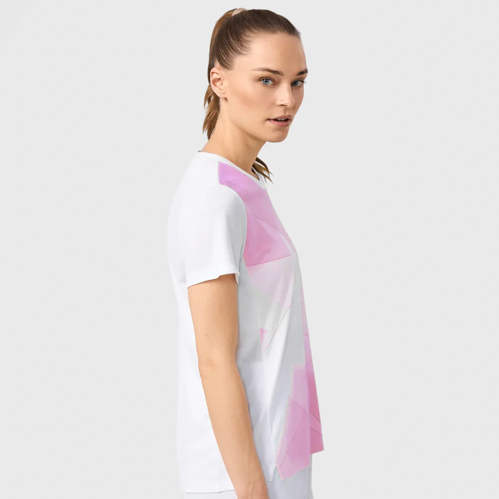 Head Women's Tie-Break Tee - Print Vision/Alight Lilac - Image 5